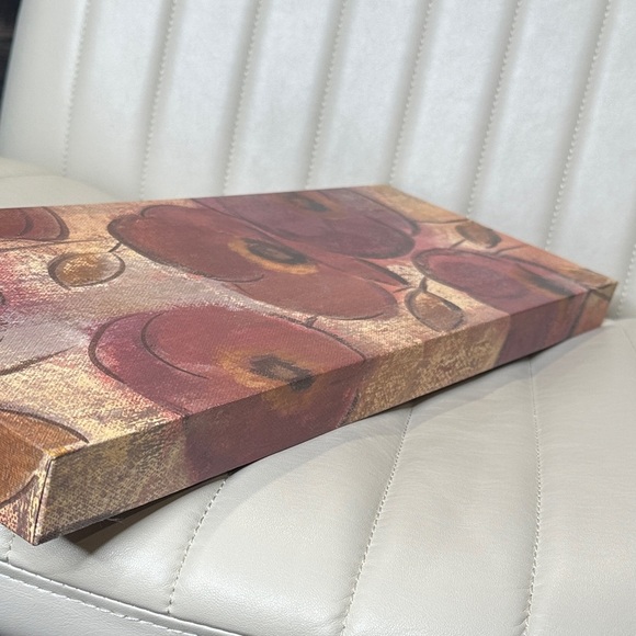 Floral Canvas Wall Art Mauve & Golden NWOT Hanging Wall Art - Picture 15 of 16